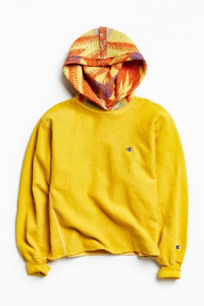 vintage champion blanket hoodie sweatshirt