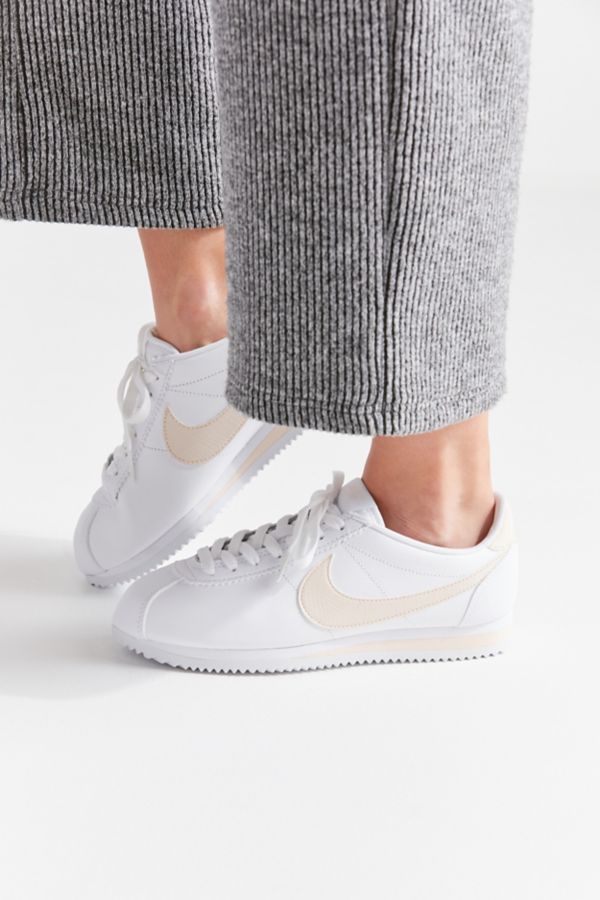 cortez shoes all white