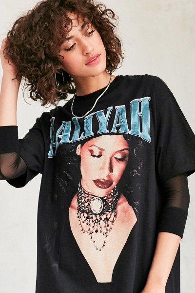 aaliyah t shirt dress