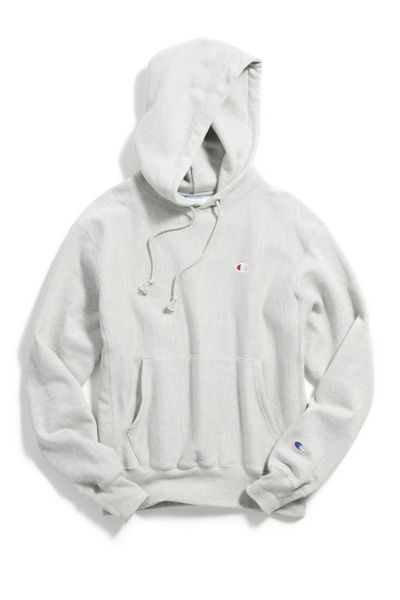 white and gray hoodie