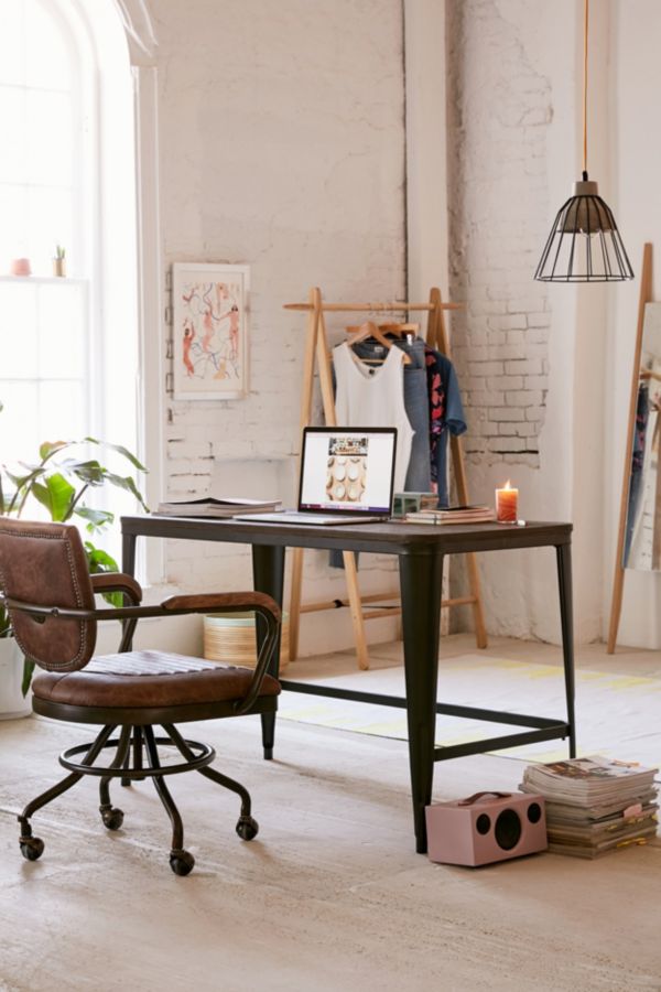 Pia Wooden Desk | Urban Outfitters