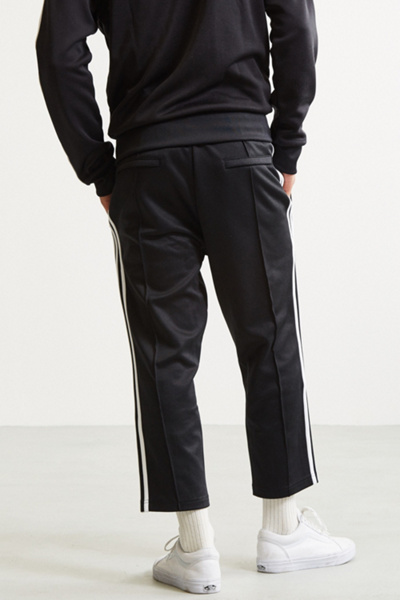 cropped adidas track pants