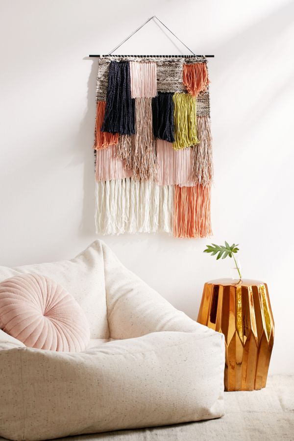 Woven Fringe Wall Hanging Urban Outfitters