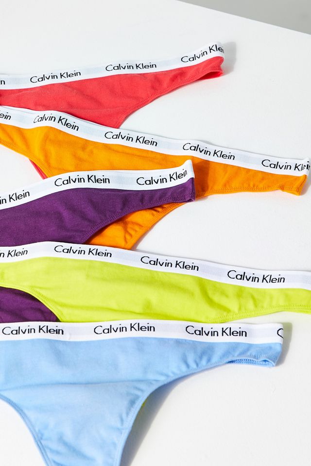 Calvin Klein Thong 5Pack Urban Outfitters