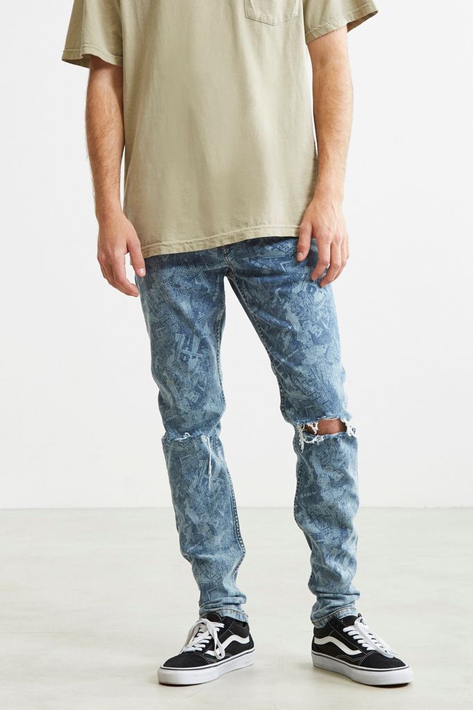 BDG Printed Destructed Skinny Jean | Urban Outfitters Canada