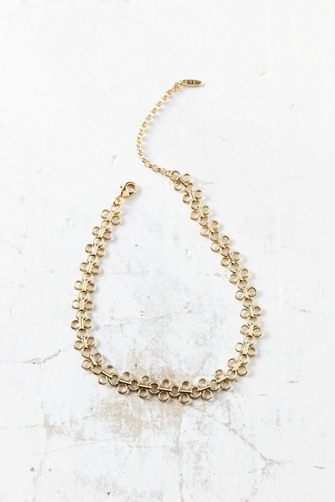 Luv Aj Lace Link Choker Necklace Urban Outfitters
