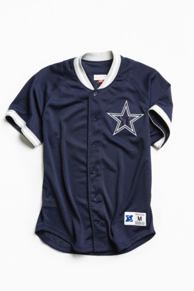 dallas cowboys button up jersey