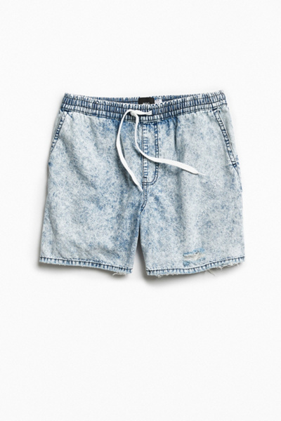 denim volley shorts