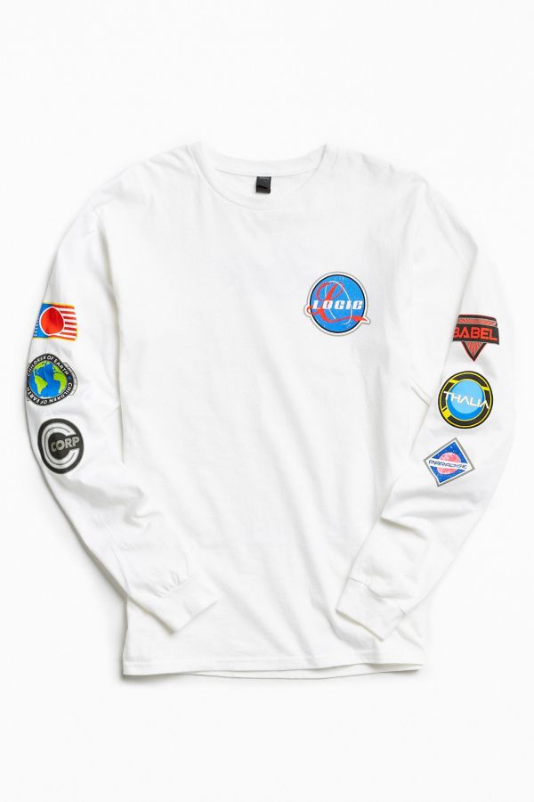 Logic Space Patches Long Sleeve Tee | Urban Outfitters