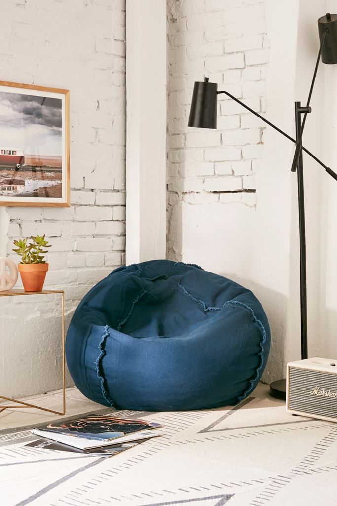 Exposed Seam Bean Bag Chair | Urban Outfitters
