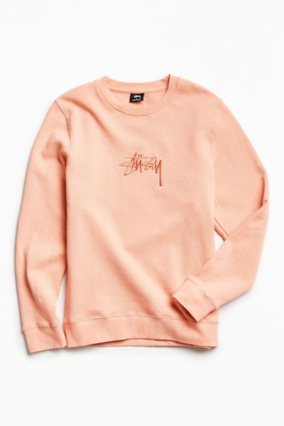 stussy pink sweatshirt