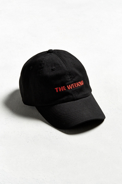 Casquette The Weeknd XO Trilogy Édition 2014 - New Era, Vintage, Noir - Nouveau Stock Légèrement Décoloré