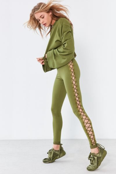 fenty lace up leggings