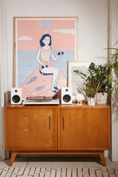 Tallulah Fontaine Beach Gal Art Print | Urban Outfitters