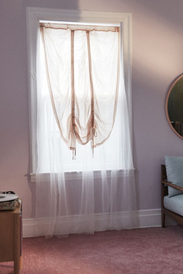 Emily Cinched Draped Shade Curtain Urban Outfitters