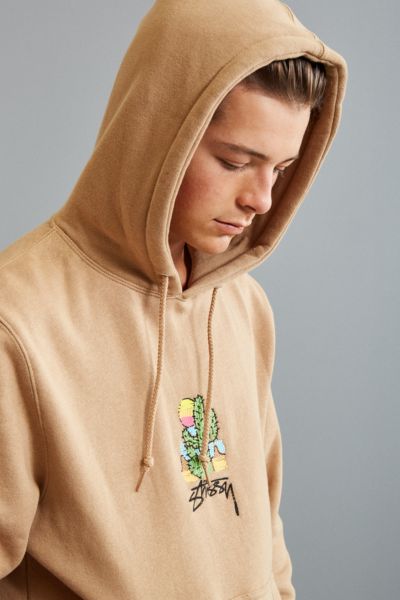 stussy embroidered cactus hoodie