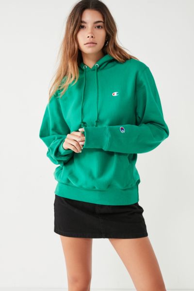 green champion hoodie urban outfitters