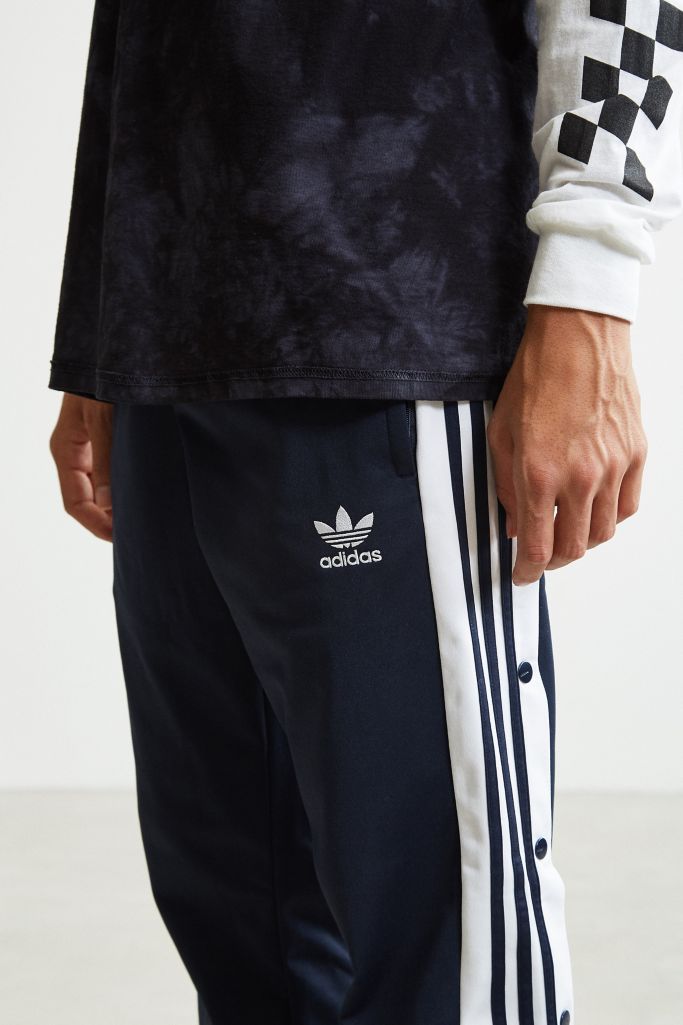 adidas track pants with snaps