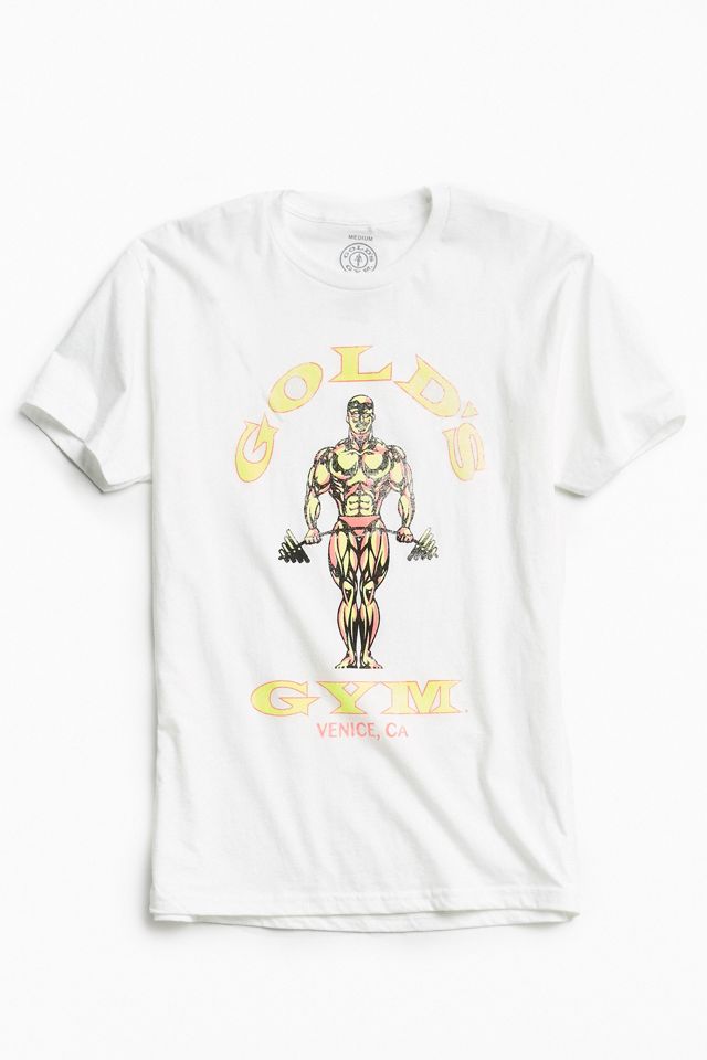 Gold S Gym Logo Tee Urban Outfitters