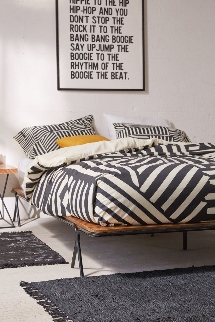 Price Metal Frame Platform Bed Urban Outfitters