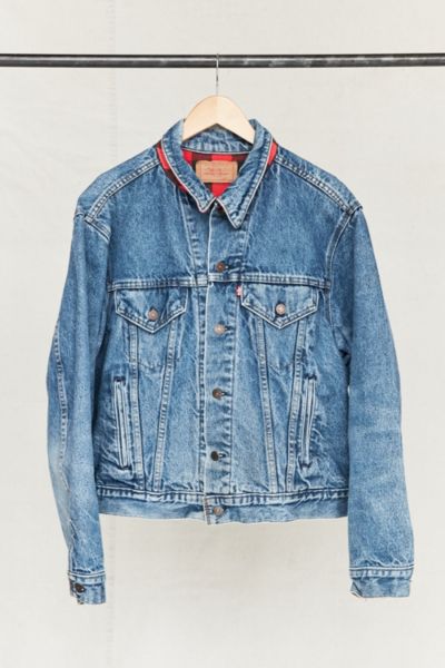 levi's flannel lined denim jacket