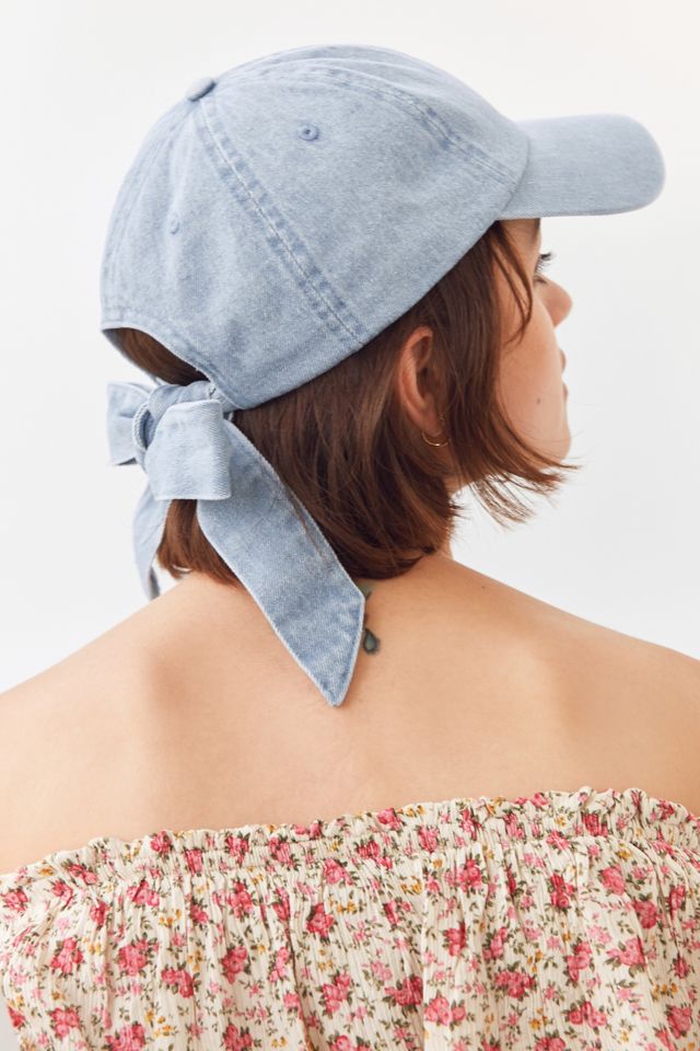 Denim TieBack Baseball Hat Urban Outfitters Canada