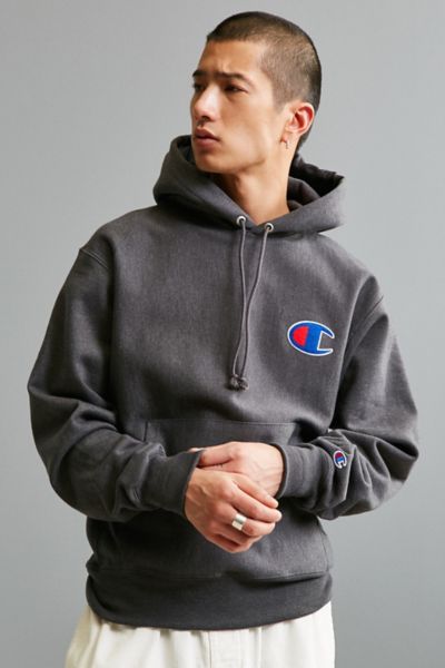 champion reverse weave hoodie big c