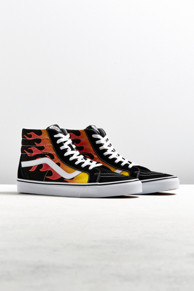 vans sk8 hi flame
