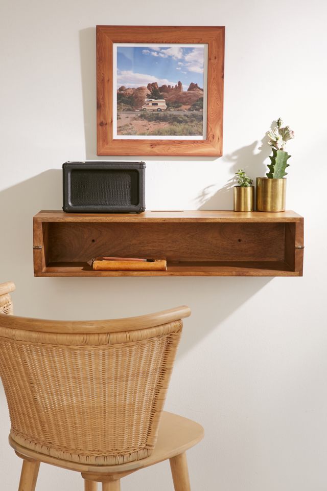 Woodlyn Folding Desk Shelf Urban Outfitters