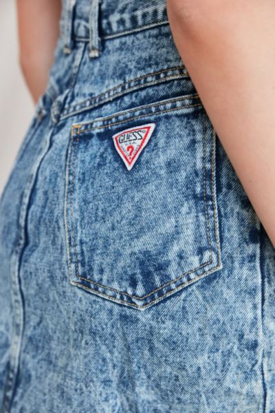 vintage guess denim skirt