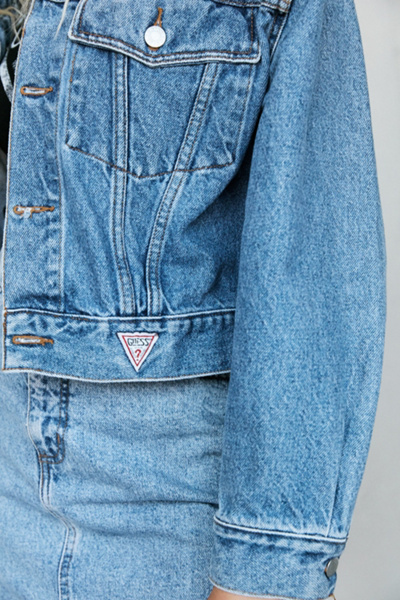 guess denim jacket urban outfitters