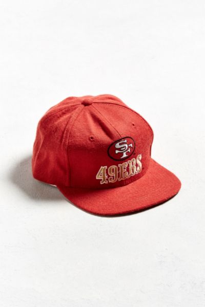 49ers red snapback hat