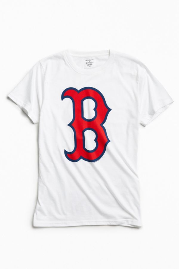 Boston Red Sox White Tee Urban Outfitters