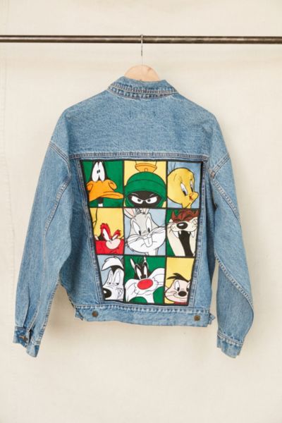 looney tunes denim shirt