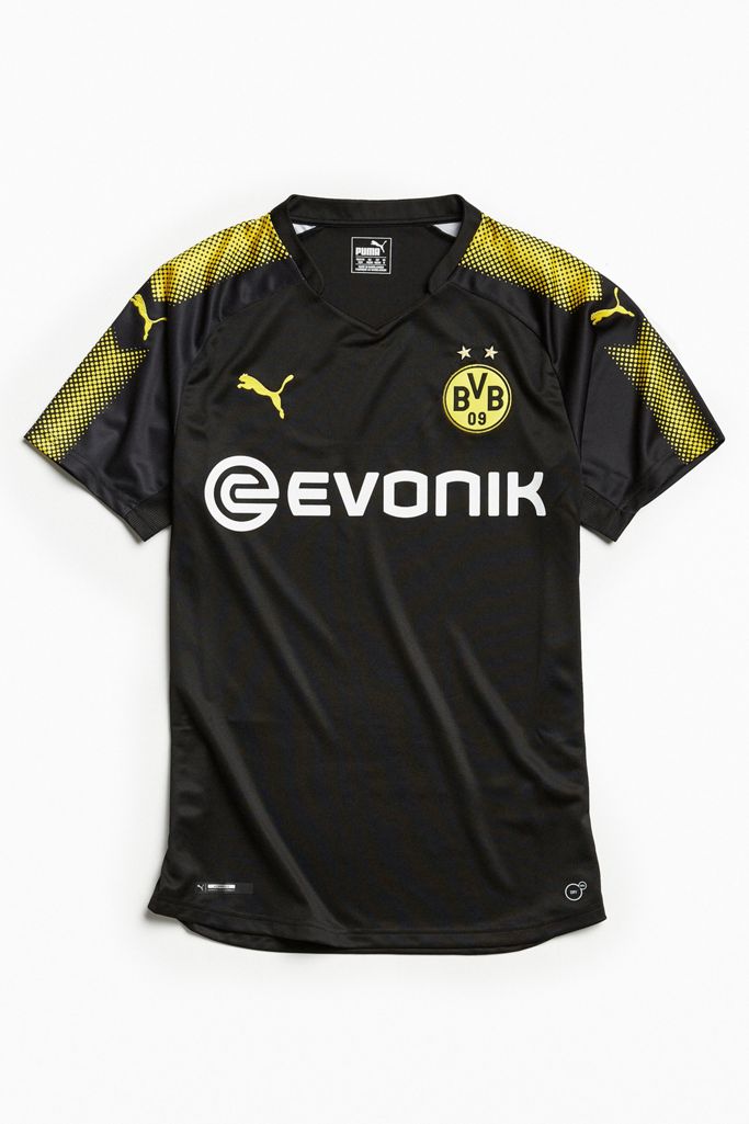 Puma Blackout Bvb Away Soccer Jersey Urban Outfitters