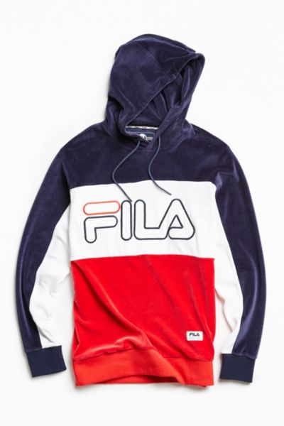 velvet fila hoodie