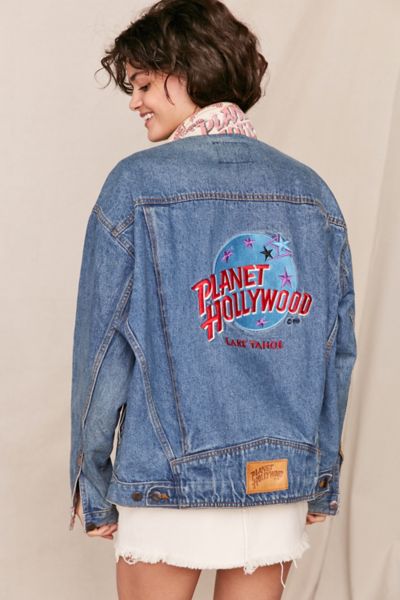 planet hollywood jean jacket