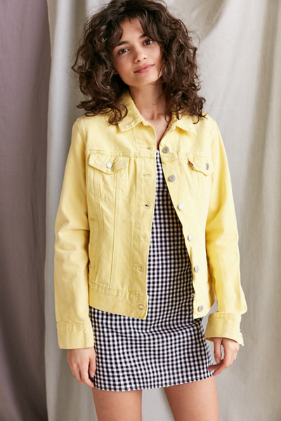 levis yellow denim jacket