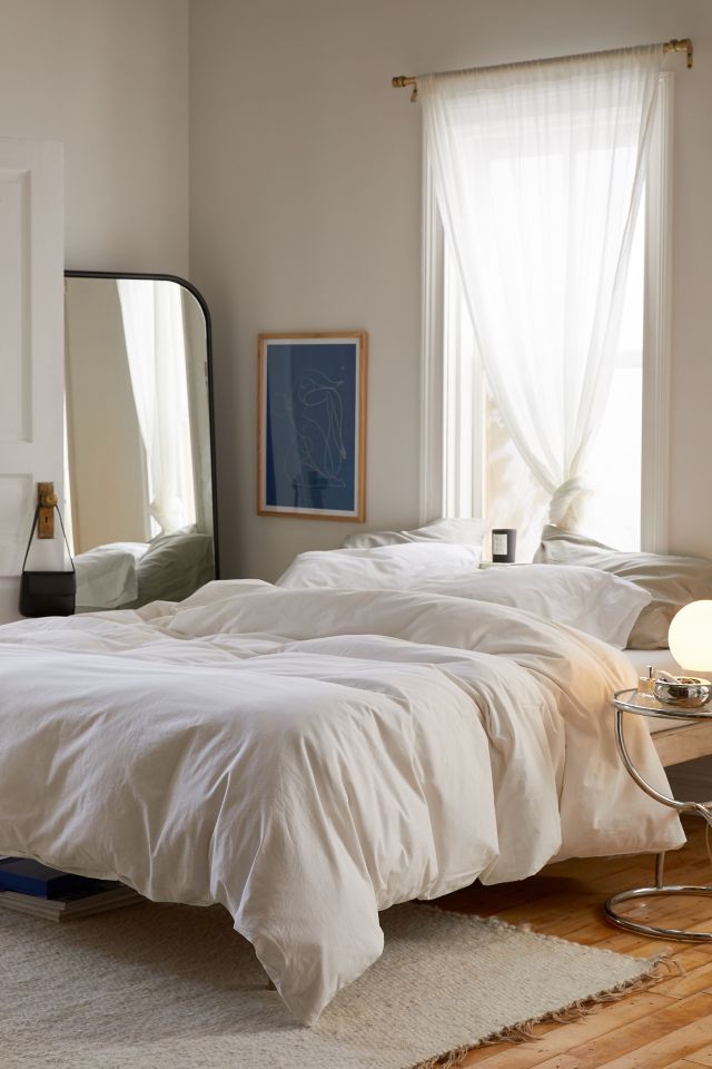Washed Cotton Duvet Cover Urban Outfitters