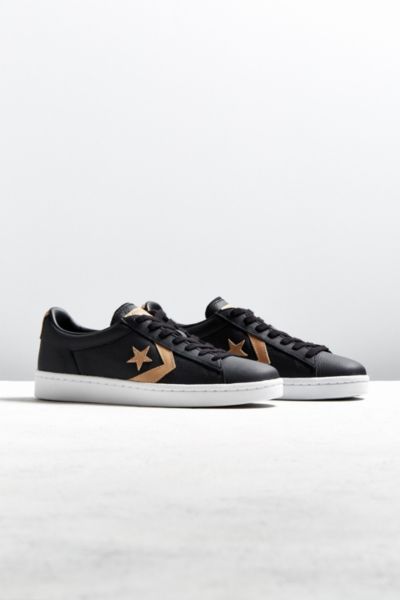 converse pro leather 76 mid black