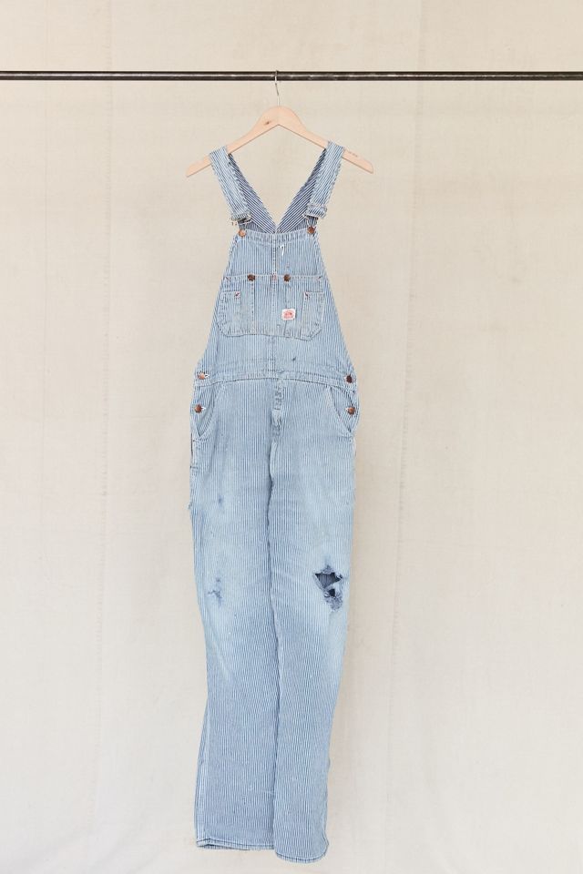 Vintage Roundhouse Railroad Stripe Overall | Urban Outfitters