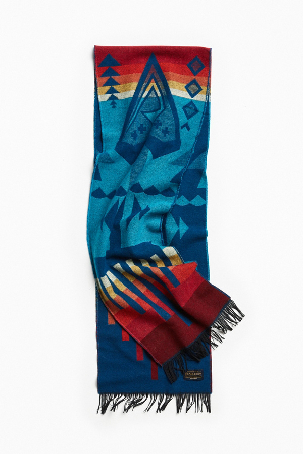 Pendleton Jacquard Muffler Scarf Urban Outfitters