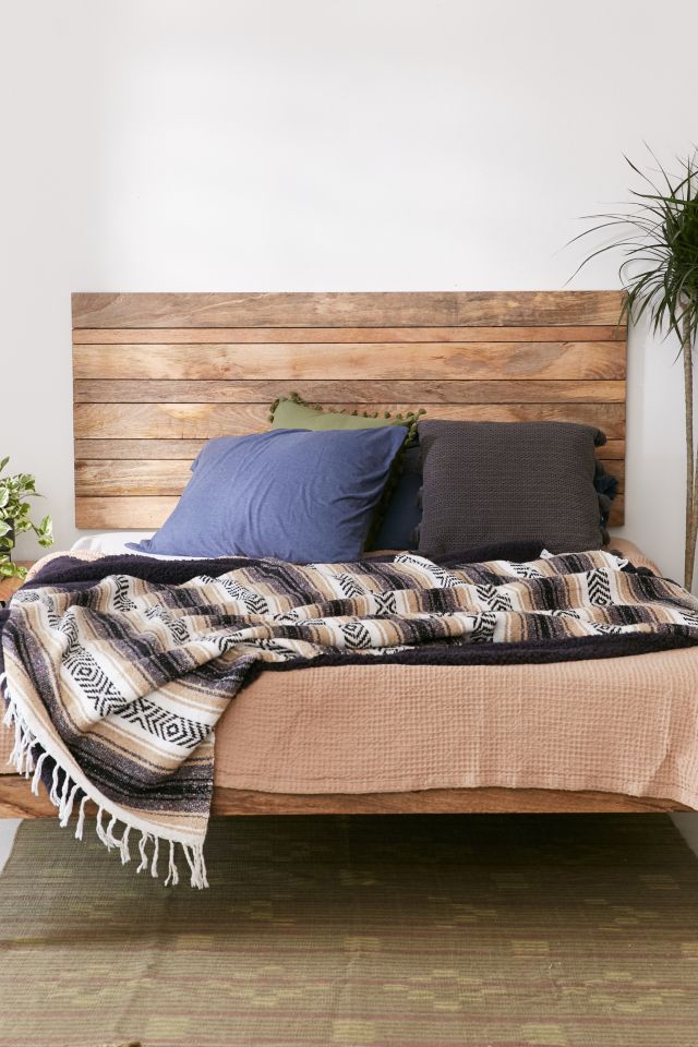 Slatted Wooden Headboard Urban Outfitters