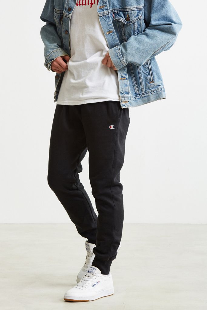 champion reverse weave straight hem drawstring pant