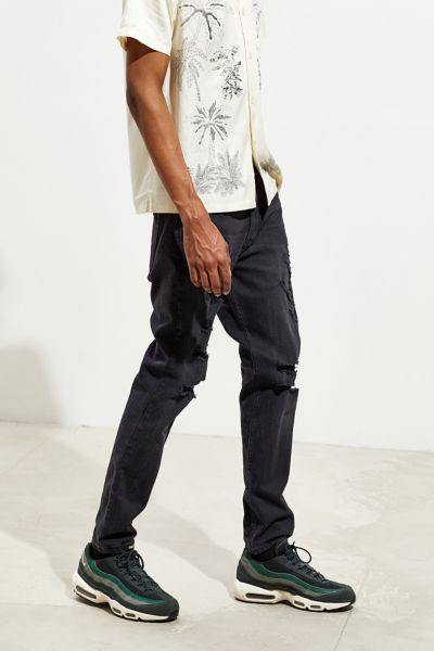 bdg destructed black skinny jean