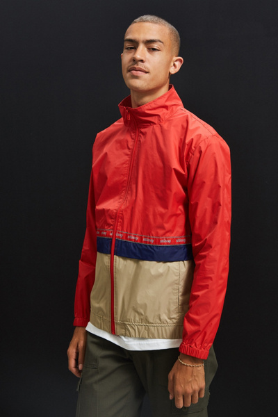 stussy nylon warm up jacket