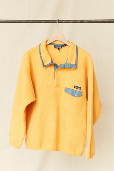 yellow patagonia sweatshirt