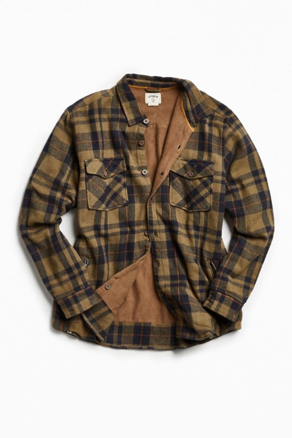 Captain Fin Rochester Flannel Shirt Jacket | Urban Outfitters