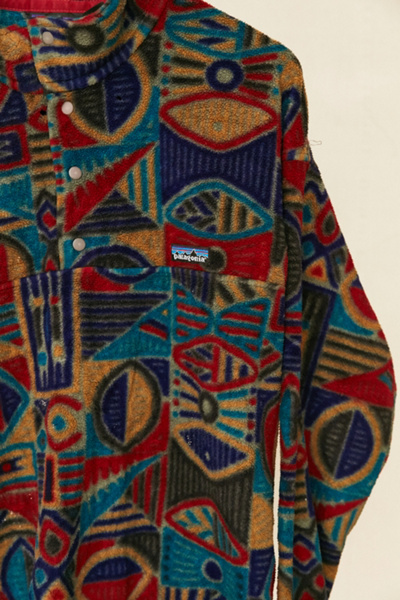 patagonia patterned fleece mens