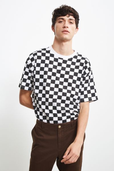 urban outfitters black and white checkered pants